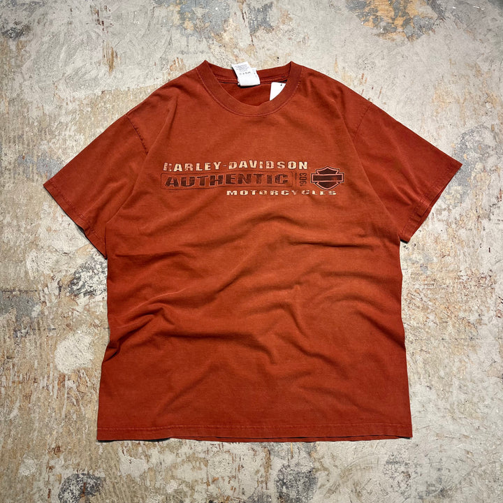 古着 USA製 Harley-Davidson/ハーレー ダビッドソン ワシントン州 ダウンタウン･シアトル プリントTシャツ サイズL