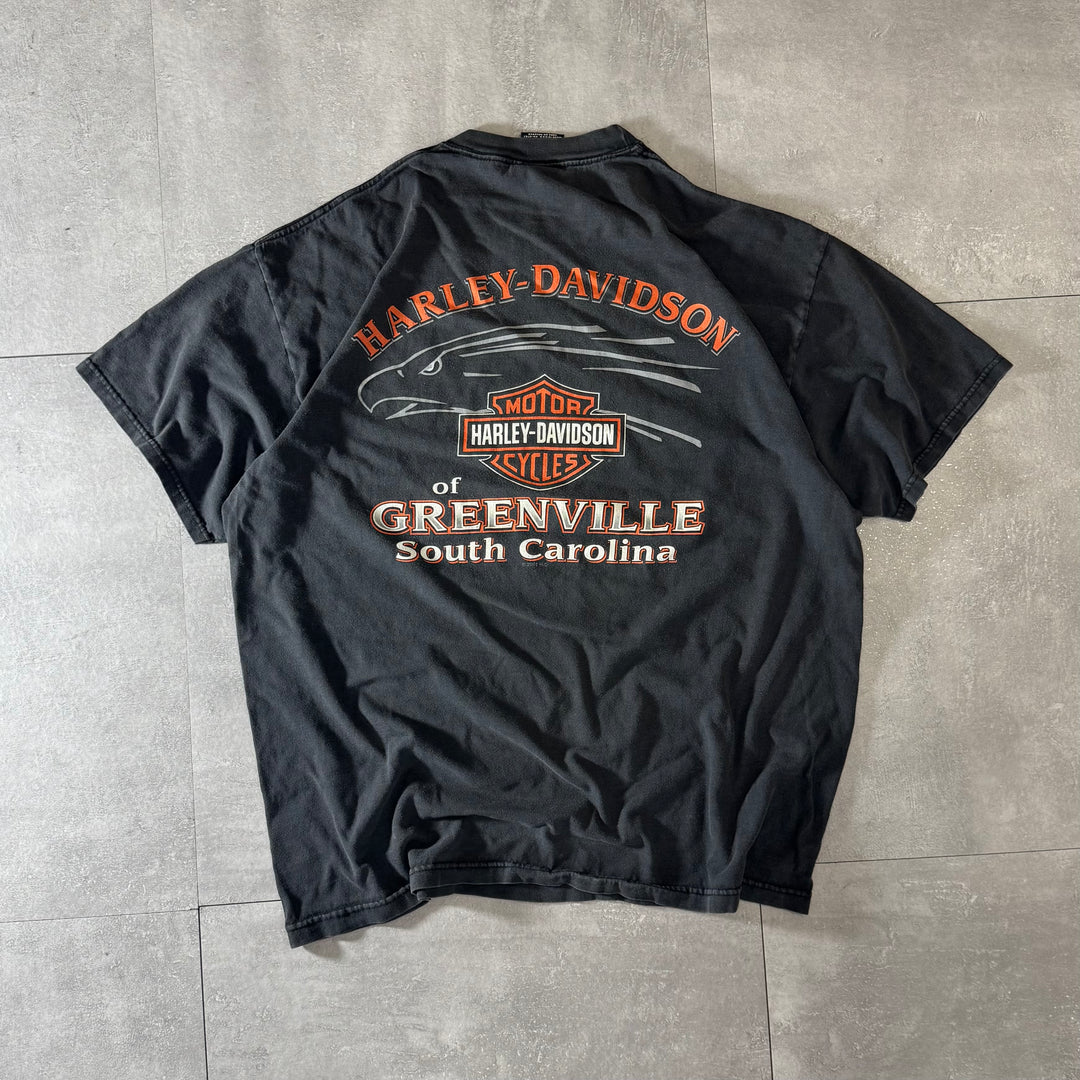 古着 USA製 Harley-Davidson ハーレーダビッドソン プリントTシャツ サイズXL