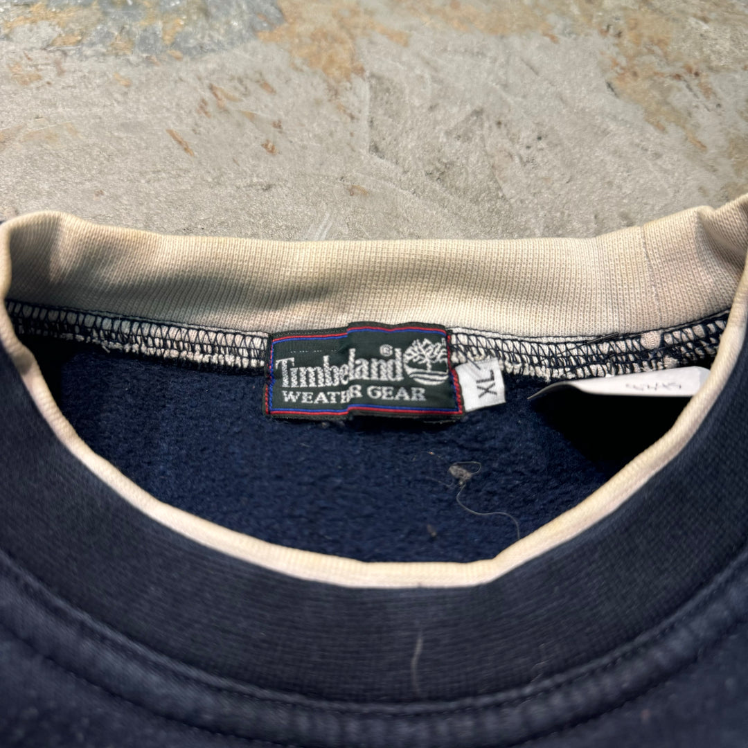 古着 timberland/ティンバーランド/クルーネックスウェット/サイズXL