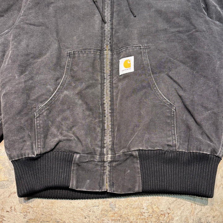 古着 USA製 80's~ Carhartt/ カーハート/ アクティブジャケット/ ダック地/ 裏地キルティング/ サイズM