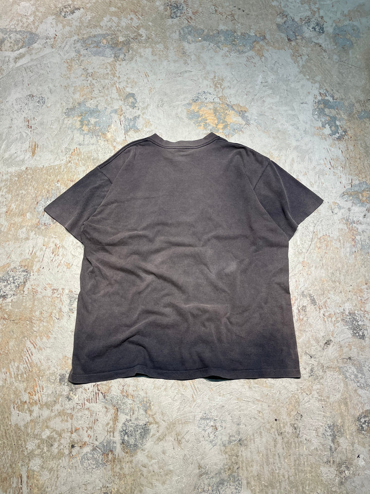 #MA134 古着 USA製 93's DELTA/デルタ/インディアン/サンフェード/ヴィンテージ シングルステッチ Tシャツ/サイズL