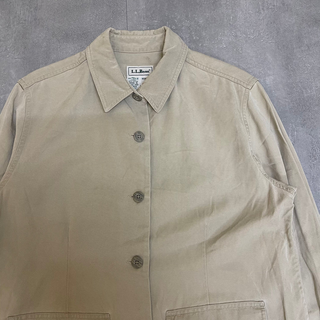 #1800 古着L.L.Bean/エルエルビーン/Coverall/カバーオール/サイズWOMEN's L相当