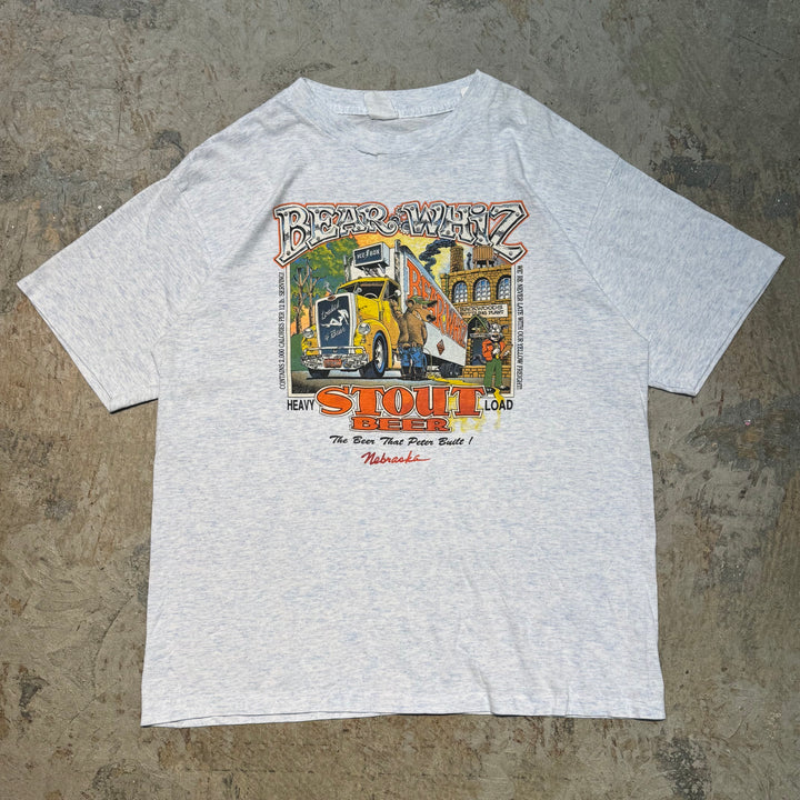 古着 80's USAVINTAGE/ BEAR WHIZ BEER/ プリントTシャツ/ シングルステッチ/ サイズL相当