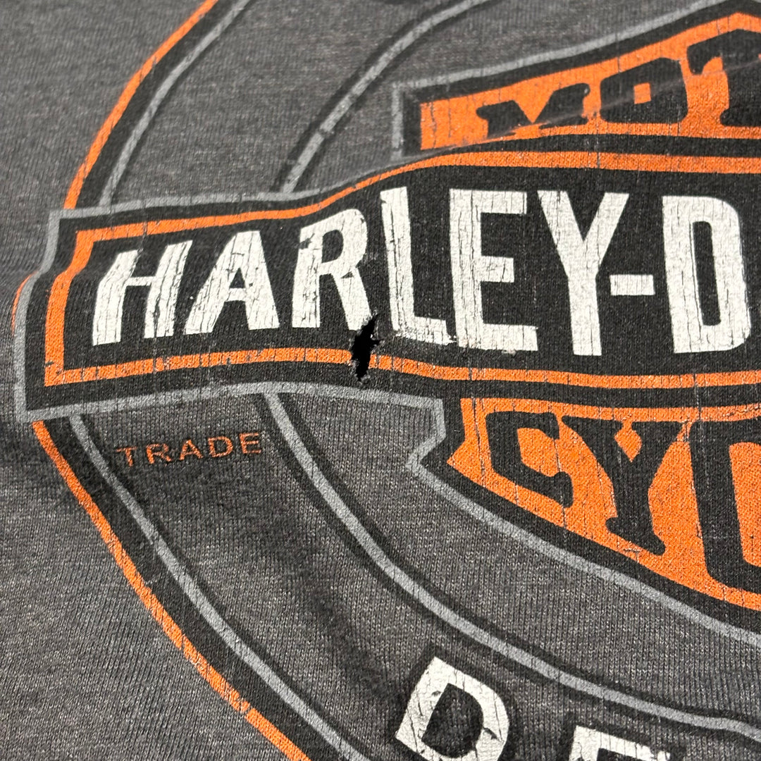 古着 USA製 Harley-Davidson/ハーレーダビッドソン/ プリントロングスリーブTシャツ/ サイズXXL