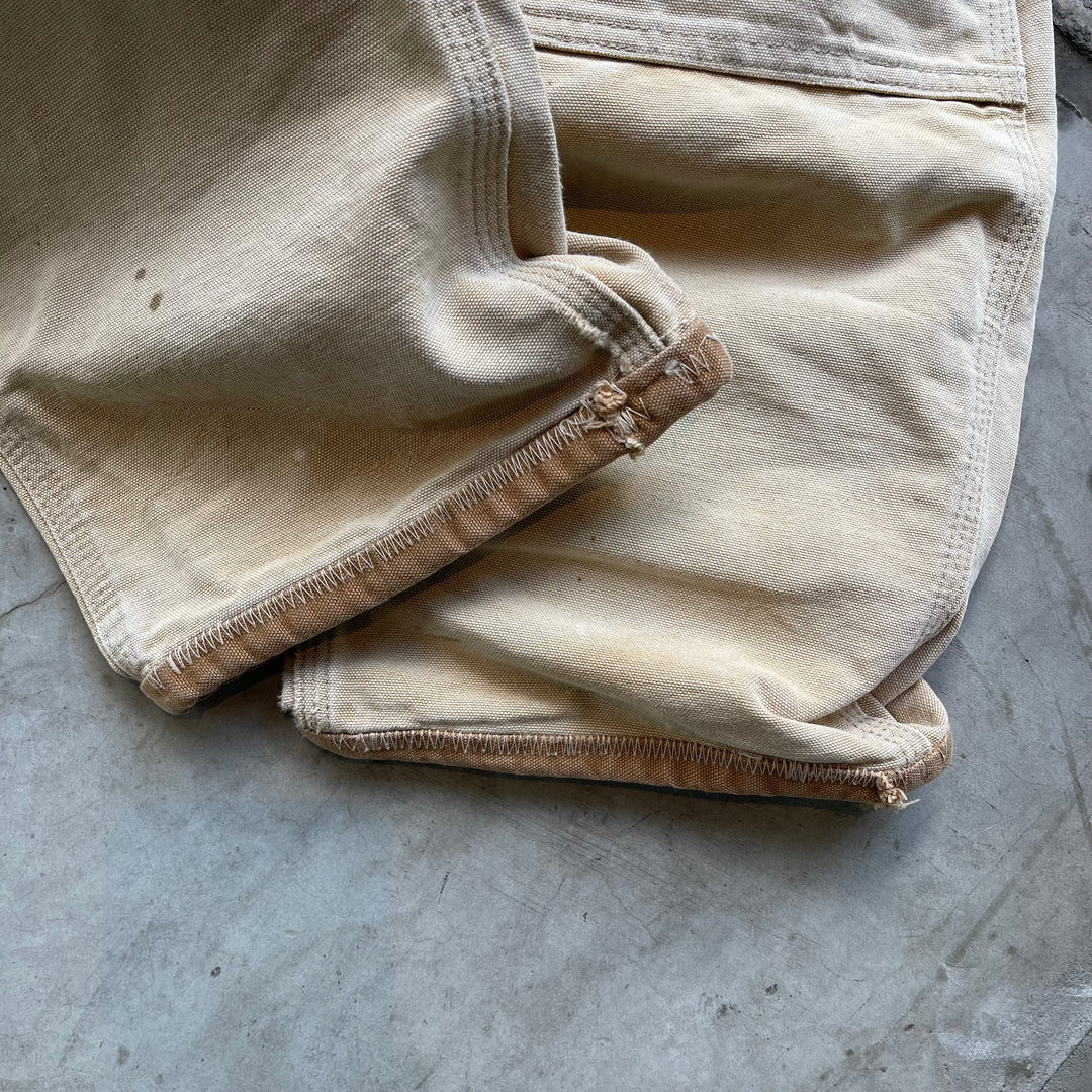 古着 USA製 Carhartt/カーハート/ダック地ペインターパンツ/ダブルニー/実寸サイズ33×31