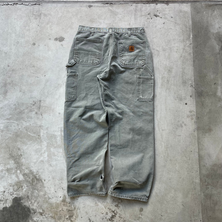 古着 Carhartt/カーハート/ダック地ペインターパンツ/実寸サイズ34×32