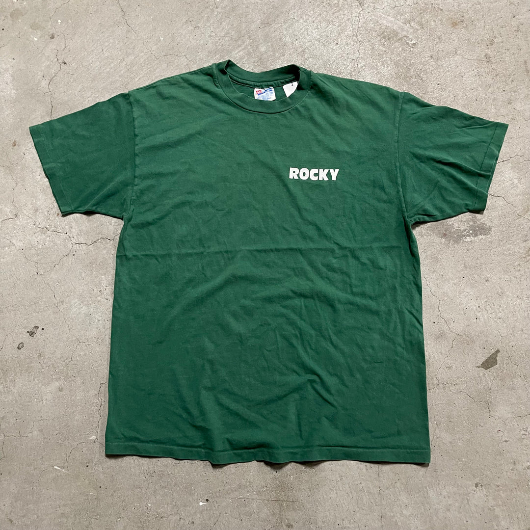 古着 USA 90's~ ヘインズ/ロッキー･マウンテン･カレッジ/カレッジロゴ/ヴィンテージ シングルステッチ プリントTシャツ/サイズXL
