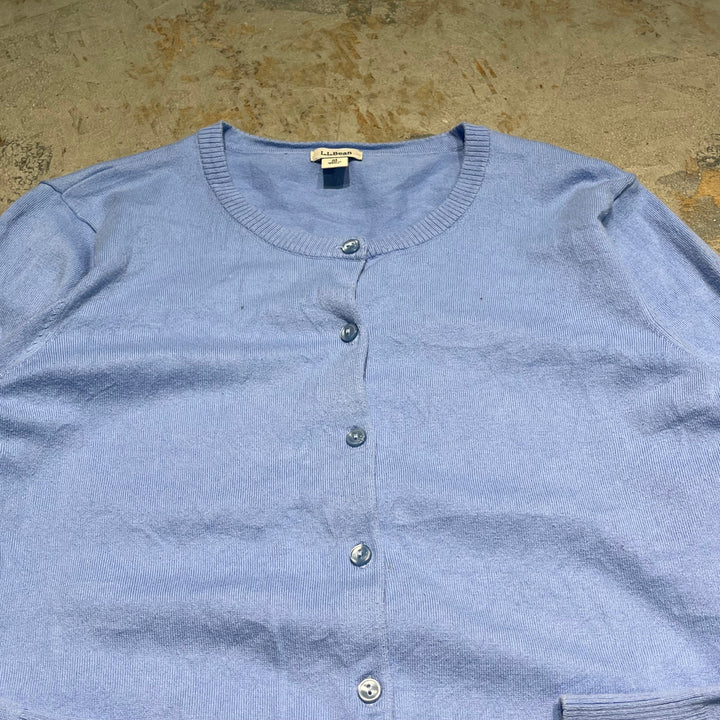 #3381 L.L.Bean/エルエルビーン/CottonknitCardigan/コットンニットカーディガン/サイズM