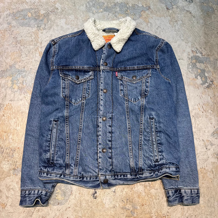 古着 Levi's/ リーバイス/ デニムジャケット/ Gジャン/裏地ボア/襟ボア/サイズM