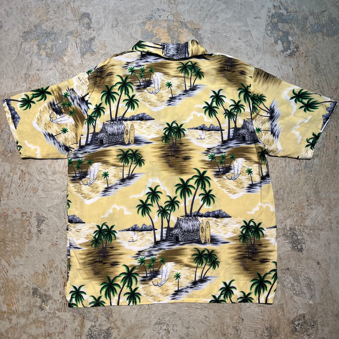 古着 USAVINTAGE / 半袖シャツ/ アロハシャツ/ 開襟/ サイズXL