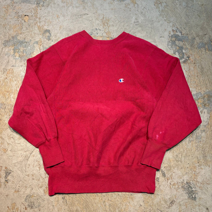 古着 USA製 90's Champion/ チャンピオン/リバースウィーブ/ クルーネックスウェット/ 目あり/サイズL