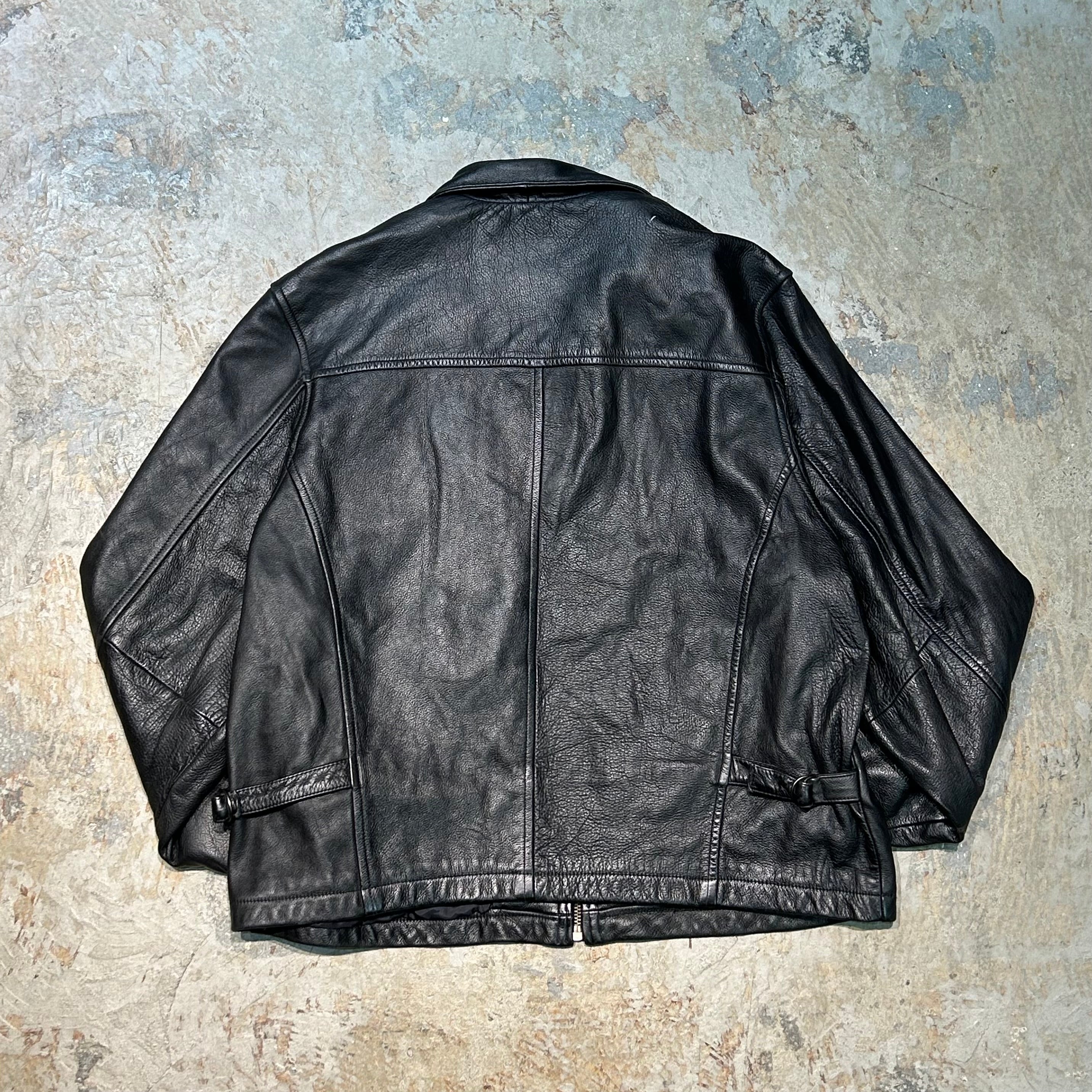 古着 WILSONS LEATHER/ ウィルソンズレザー/ ジップアップレザー