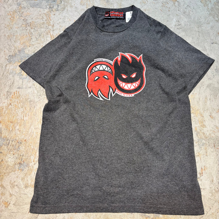 古着 USA製 SPITFIRE WHEELS/ プリントTシャツ/ サイズM相当