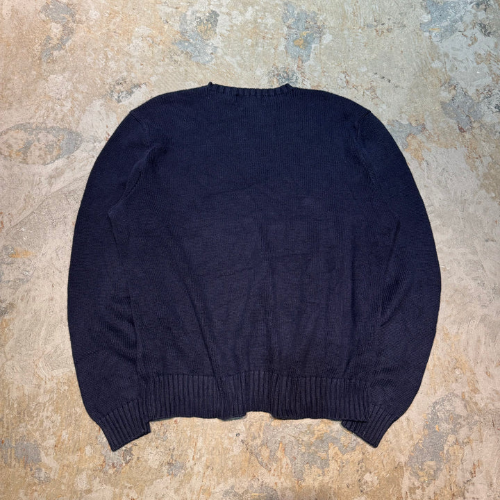 古着 POLO by Ralph Lauren/ポロラルフローレン/クルーネックニットセーター/サイズM