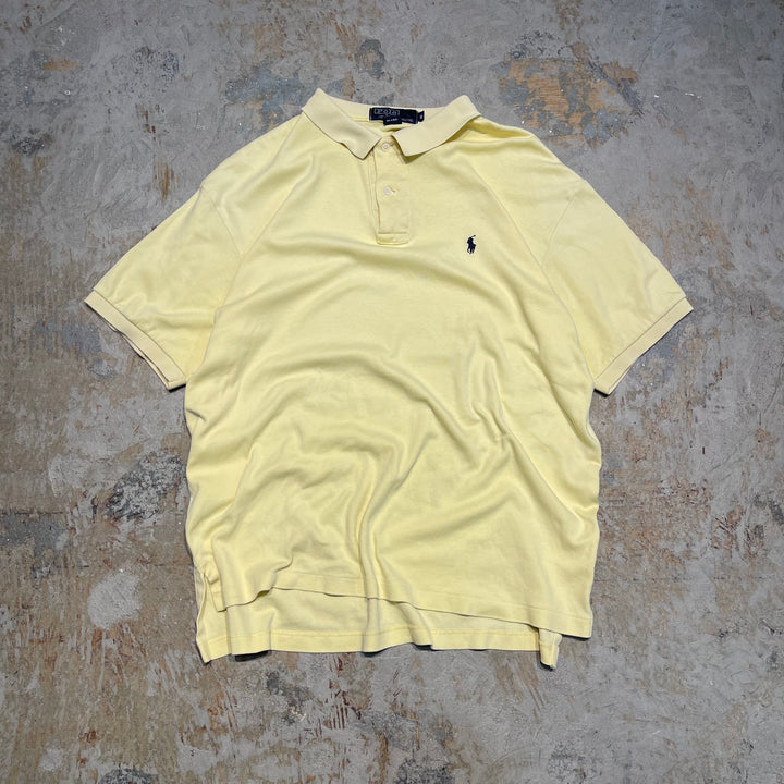 #4345 古着 90's~ polo ralph lauren/ポロラルフローレン/ s/s polo shirt/半袖ポロシャツ/USA製/サイズXL