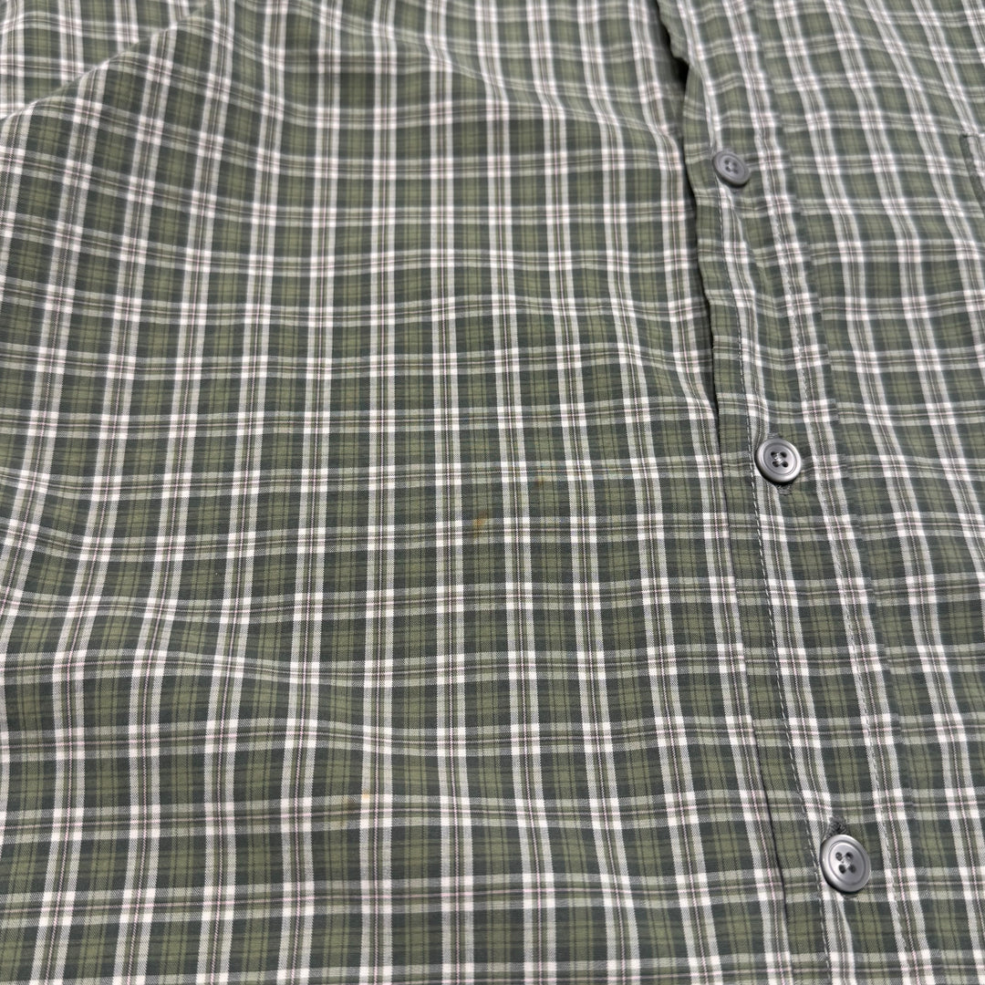 古着 GAP/ ギャップ/ ボタンダウン半袖シャツ/ チェック柄/ サイズXL