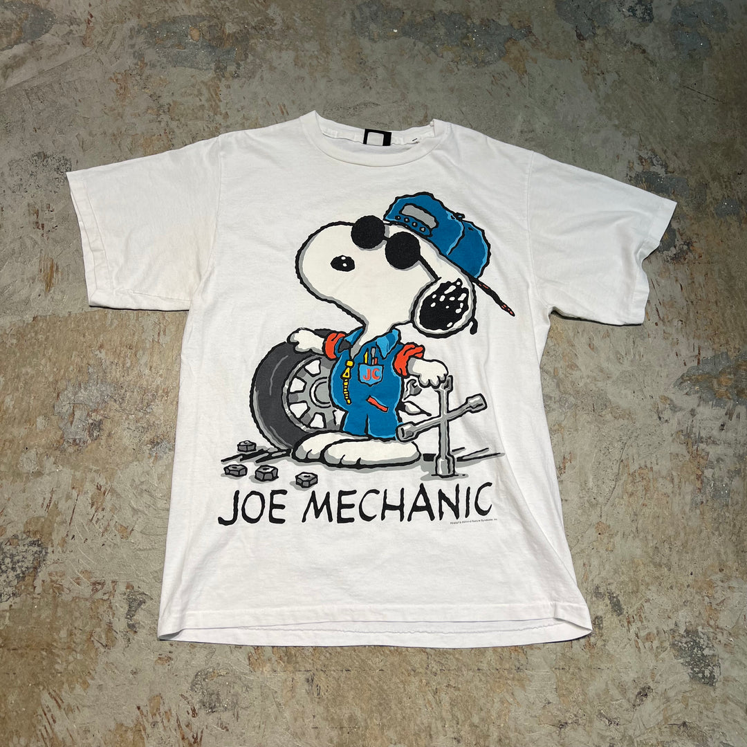 古着 USA製 90's "JOE MAILMAN"/スヌーピー/ヴィンテージ シングルステッチプリントTシャツ/サイズL