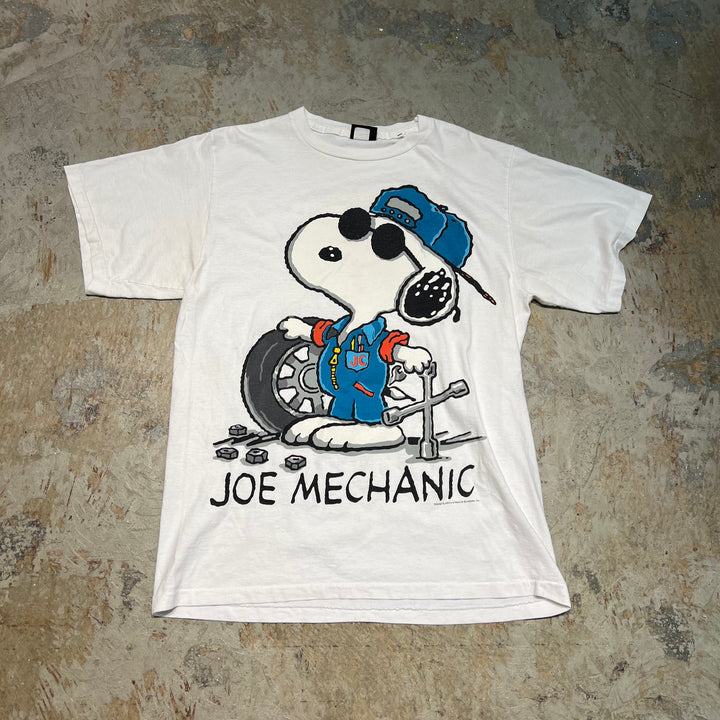 古着 USA製 90's "JOE MAILMAN"/スヌーピー/ヴィンテージ シングルステッチプリントTシャツ/サイズL
