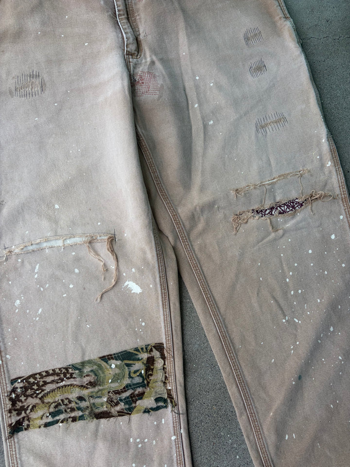 Carhartt Distressed Duck Painter Pants W37 L27