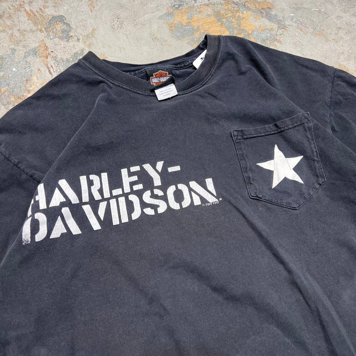 古着 Harley-Davidson/ハーレー ダビッドソン / ALEFS / カンザス州 ウィチタ ストア / プリントTシャツ / サイズxl