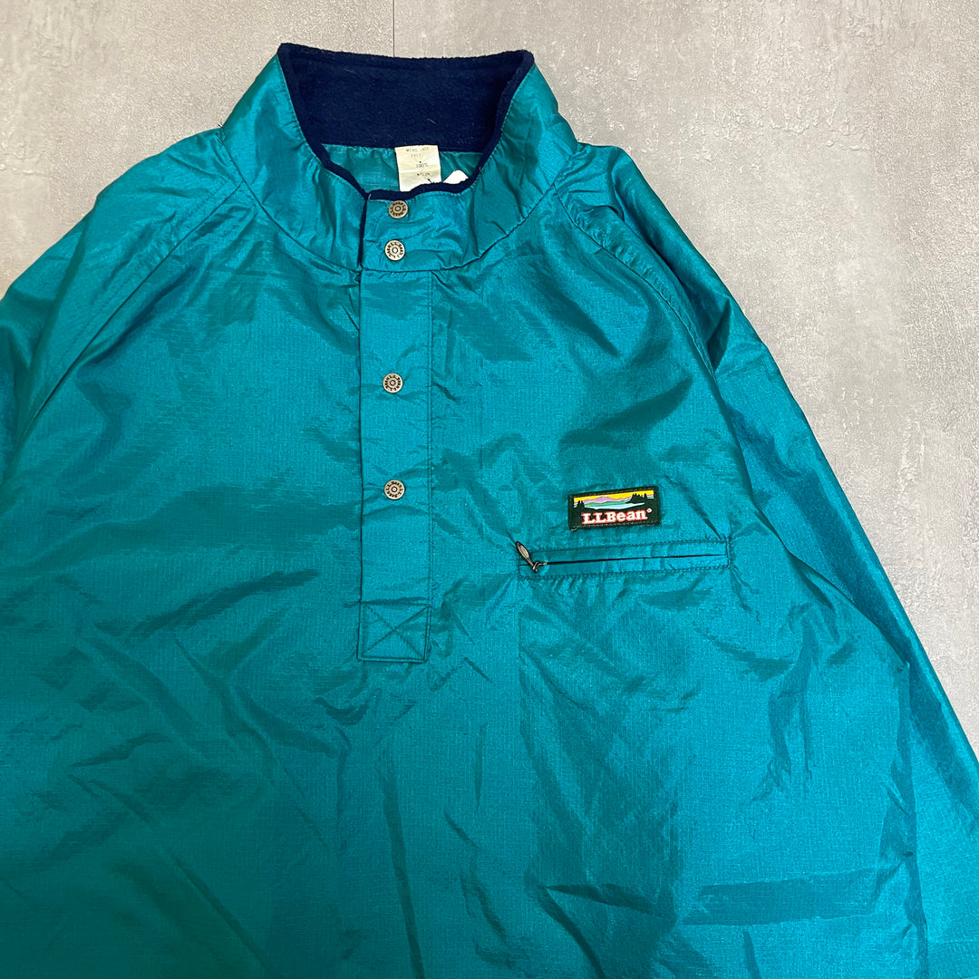 #1777 古着L.L.Bean/エルエルビーン/Ripstop Nylon Pullover/リップストップナイロンプルオーバー/MADE IN USA/サイズM
