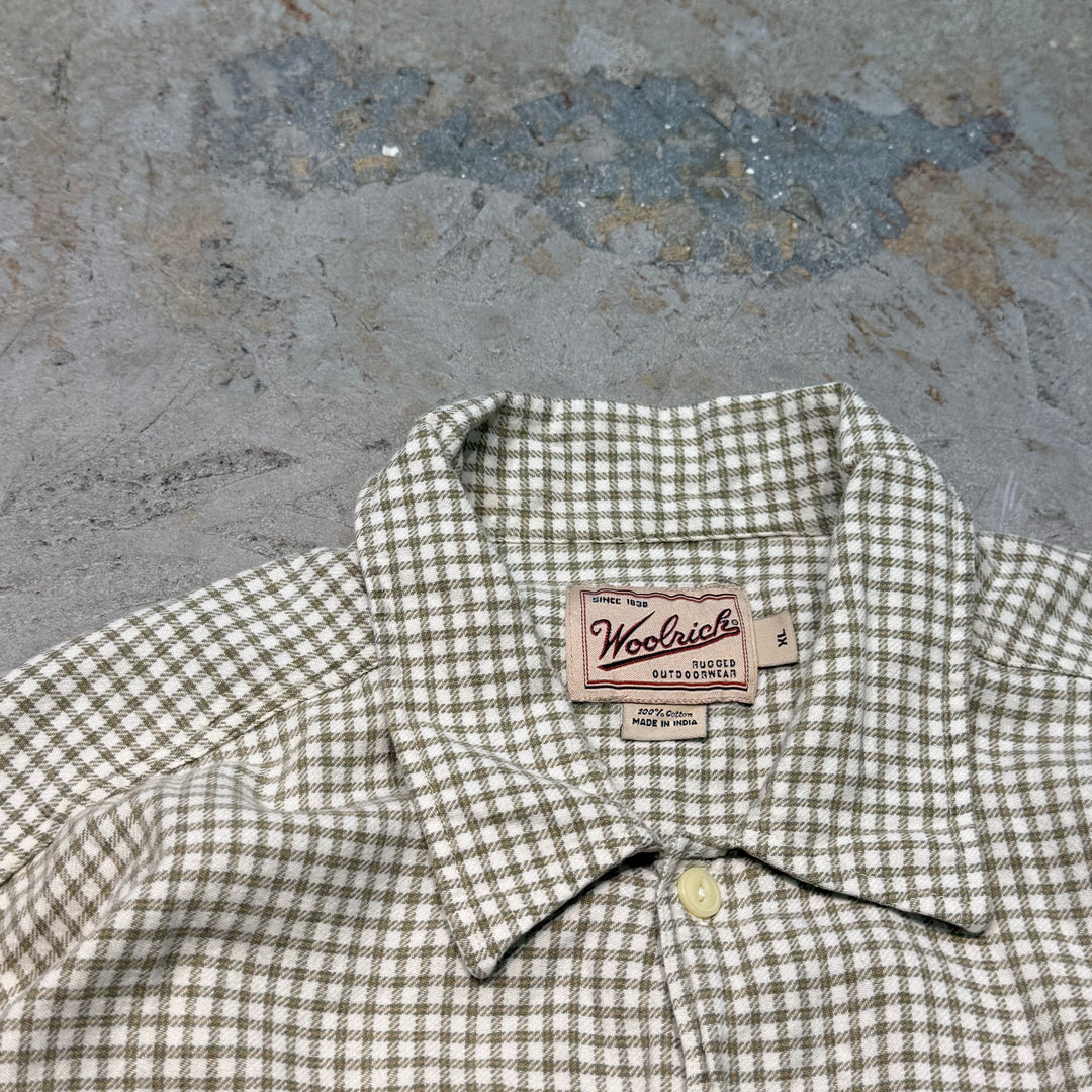 古着 Woolrich/ ウールリッチ/ 半袖シャツ/ チェック柄/ サイズXL