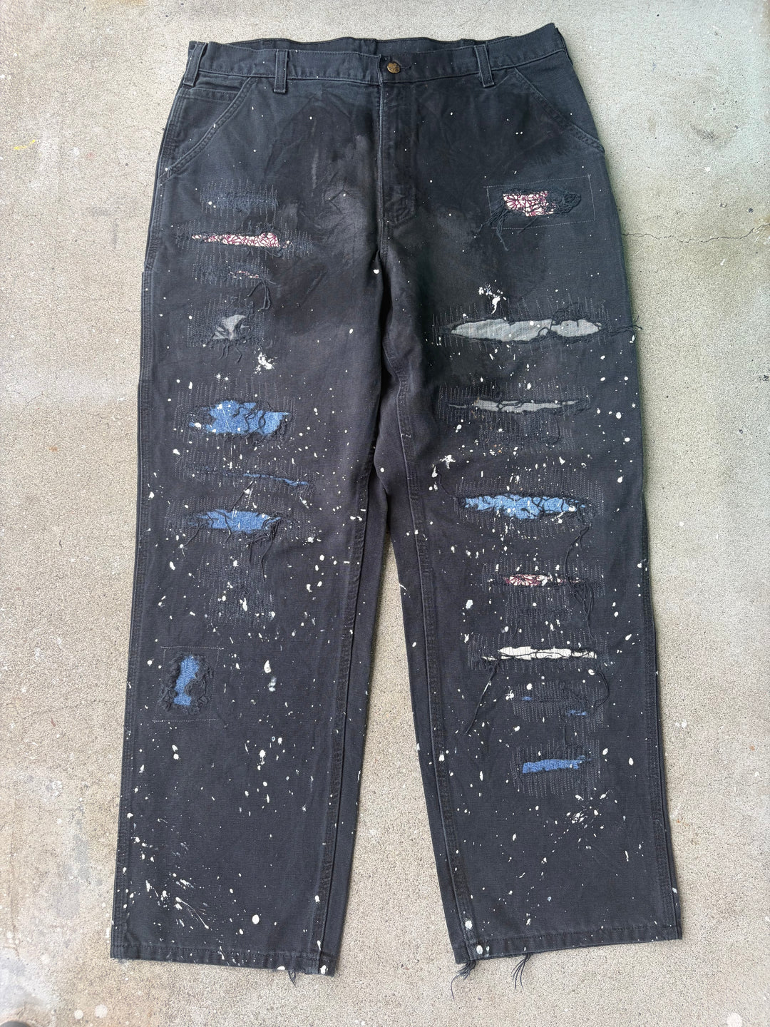Carhartt Distressed Duck Painter Pants W38 L32