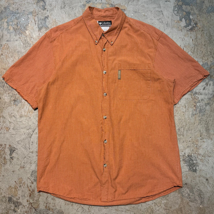 古着 Columbia/ コロンビア/ 半袖シャツ/ チェック柄/ サイズL