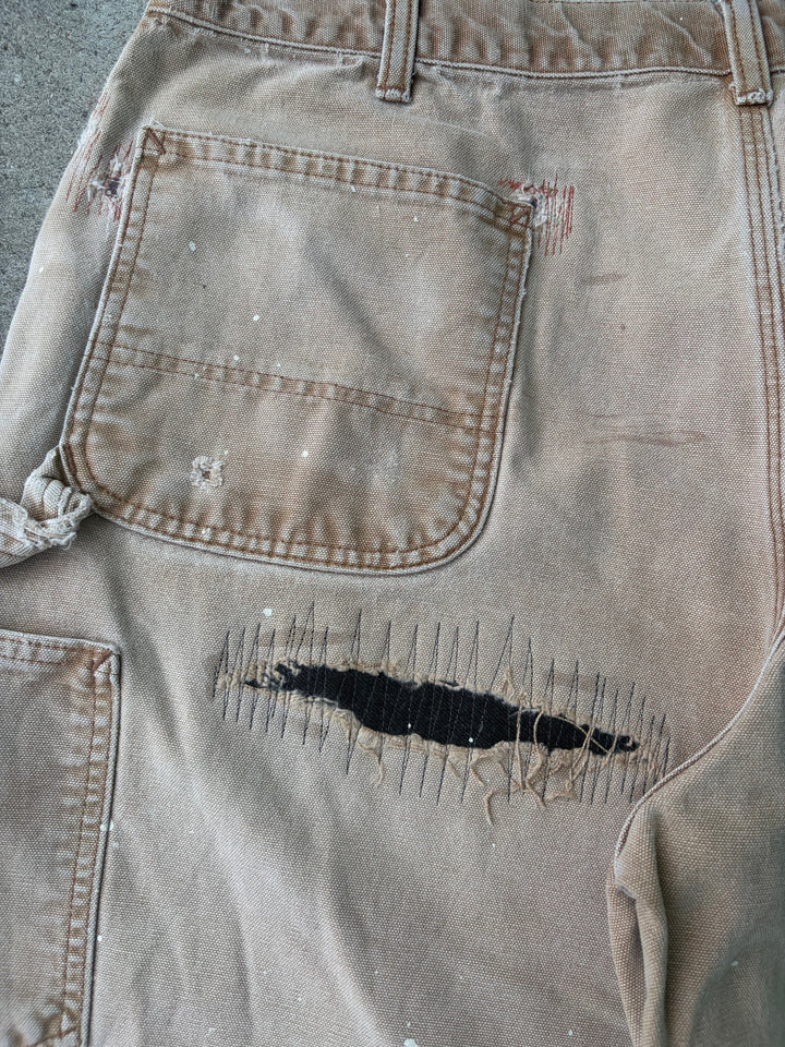 Carhartt Distressed Duck Painter Pants W37 L27
