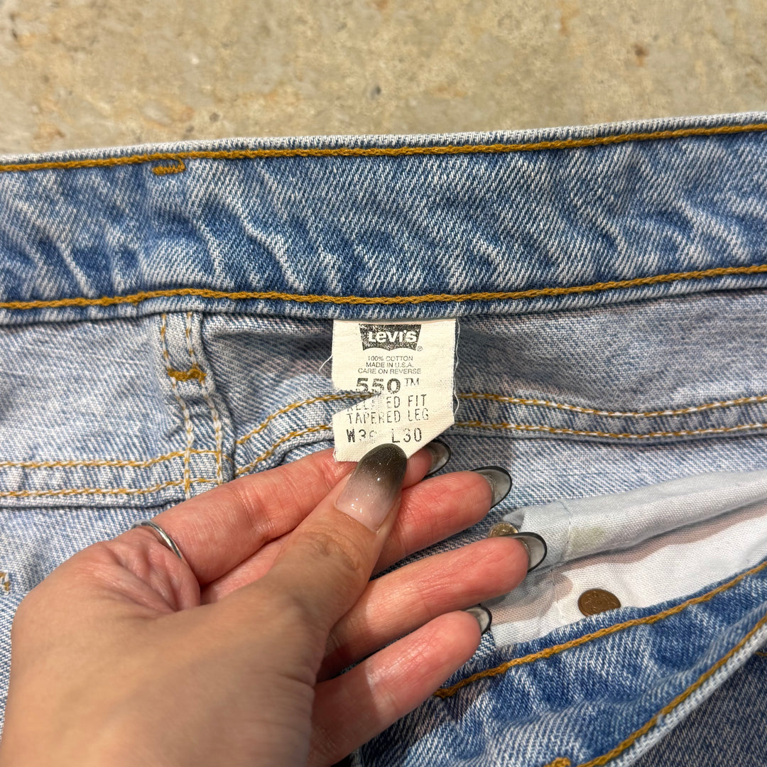 古着 USA製Levi's/ リーバイス/ Denim Pants/デニムパンツ/ 550/ サイズ35×29