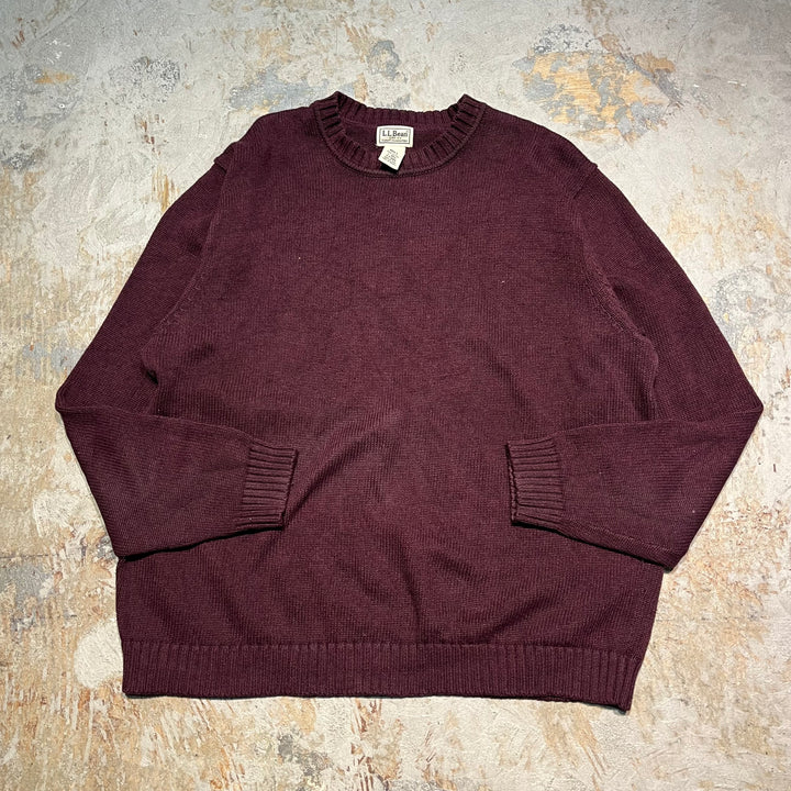 #3361 L.L.Bean/エルエルビーン/Crew neck cotton knit/クルーネックコットンニット/サイズL