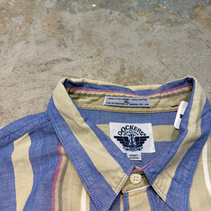 古着 DOCKERS/ ドッカーズ / 半袖シャツ/ サイズXL