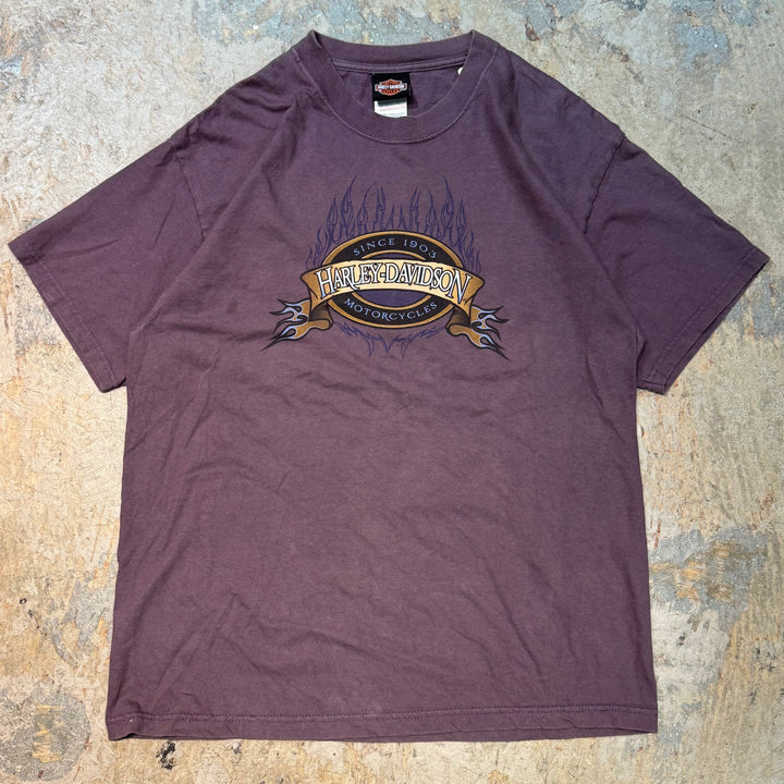 古着 USA製 Harley-Davidson/ハーレーダビッドソン/ プリントTシャツ/ サイズL