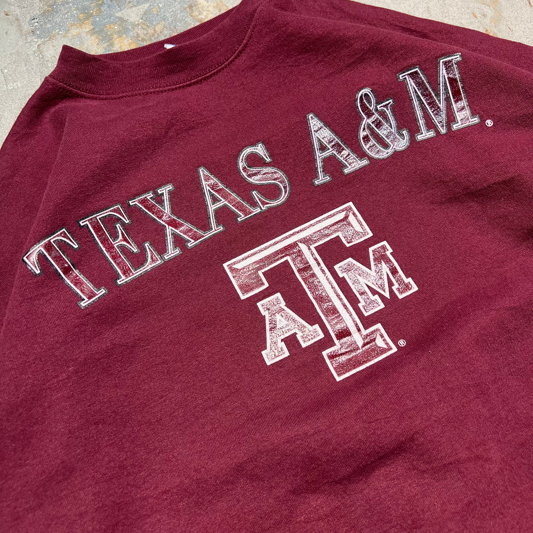 #1989 古着 Hanes/ヘインズ/Crewneck Sweatshirts/クルーネックスウェット/Texas A&M/サイズ2XL
