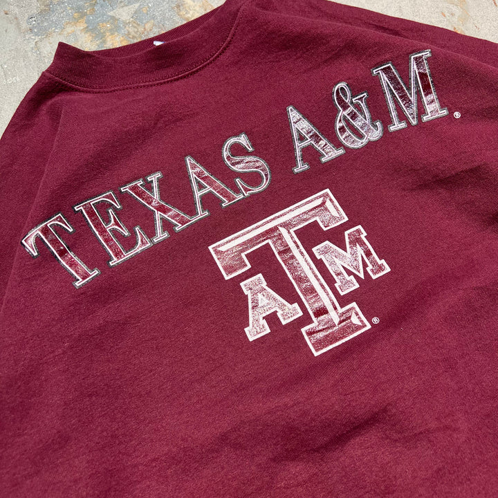 #1989 古着 Hanes/ヘインズ/Crewneck Sweatshirts/クルーネックスウェット/Texas A&M/サイズ2XL