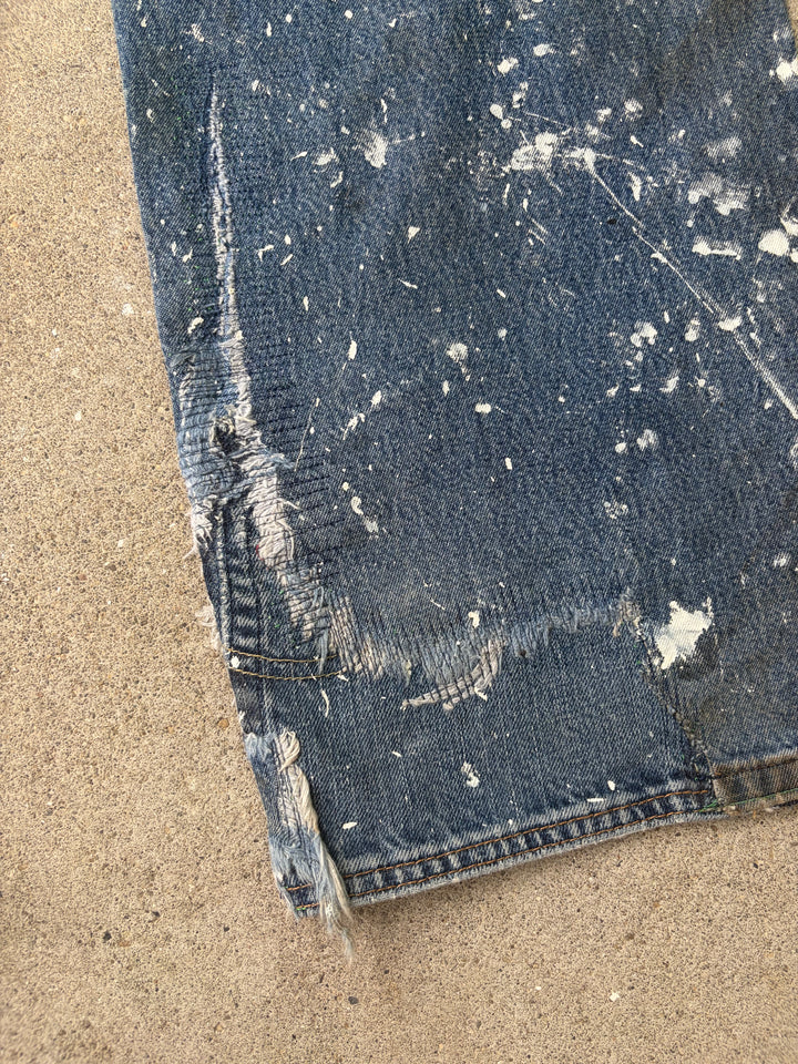 Carhartt Distressed Double Knee Denim Pants W34 L32