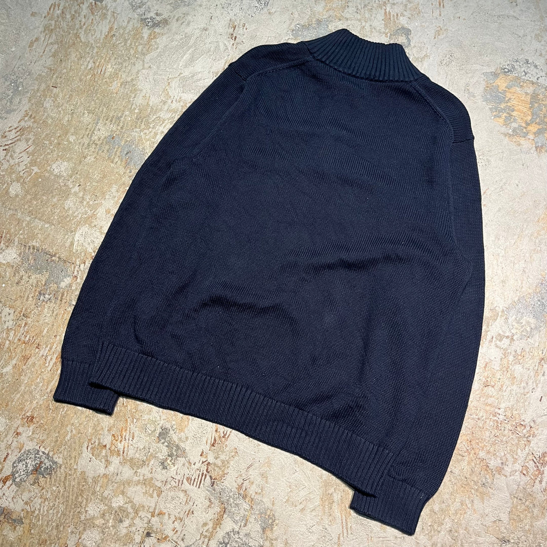 #3364 L.L.Bean/エルエルビーン/Half zip knit/ハーフジップニット/企業ロゴ/サイズ L