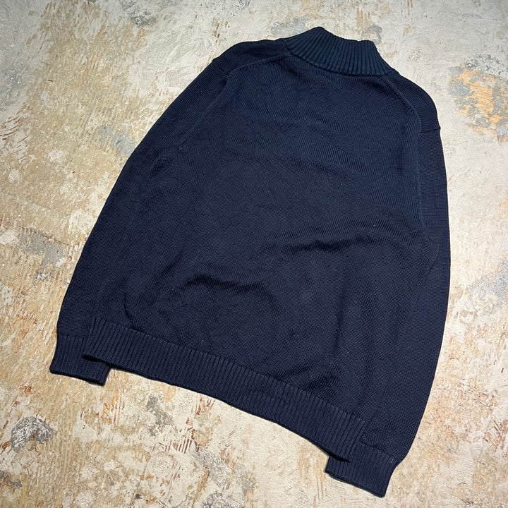 #3364 L.L.Bean/エルエルビーン/Half zip knit/ハーフジップニット/企業ロゴ/サイズ L