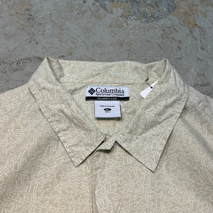 古着 Columbia/ コロンビア/ 半袖シャツ/ 総柄/ リメイク/サイズXL