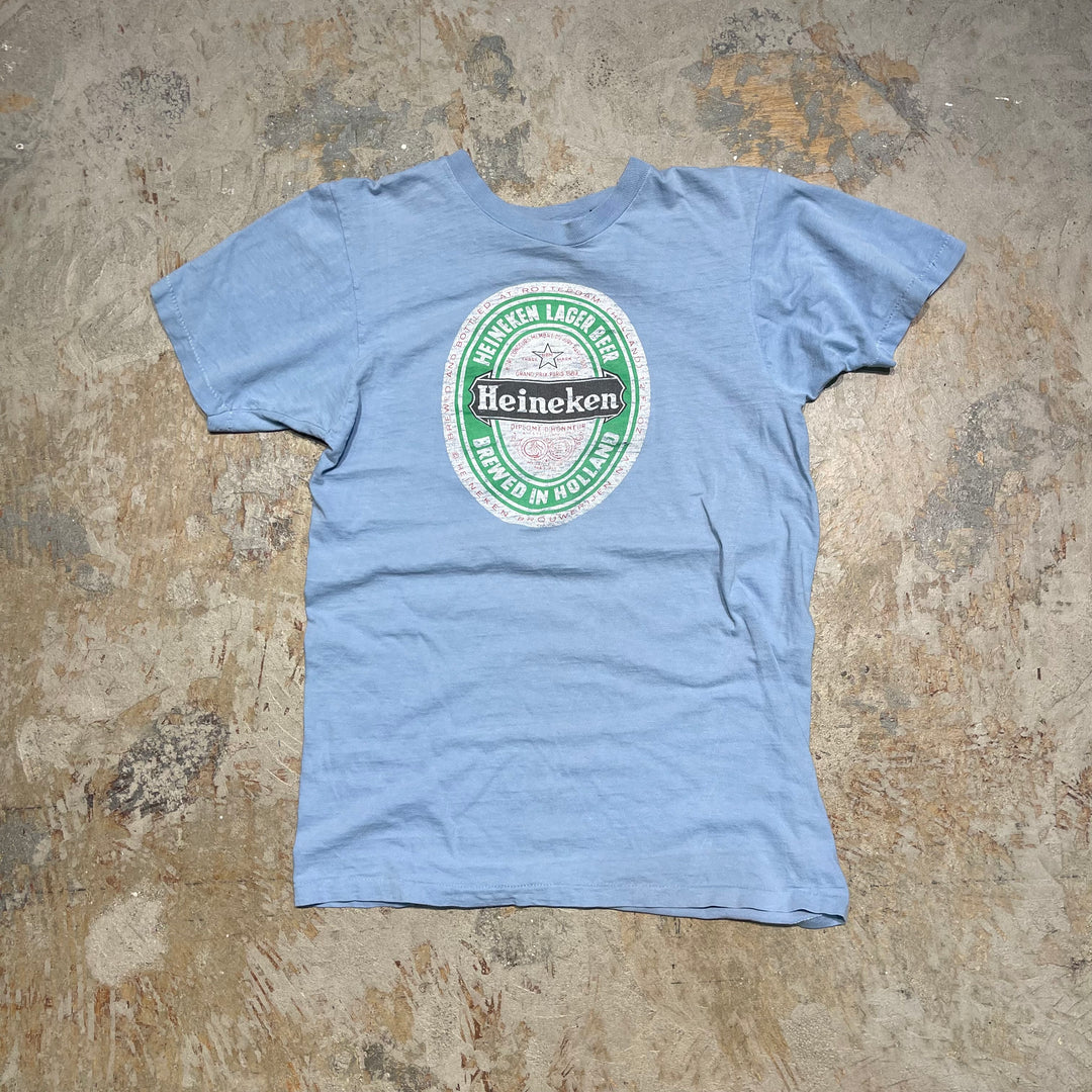 #4734 古着 Heineken ハイネケン/シングルステッチ ヴィンテージ Tシャツ/企業系/サイズs相当