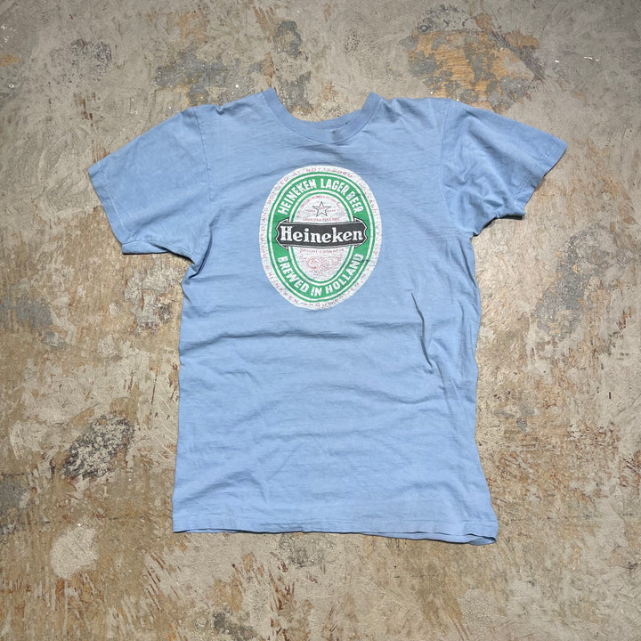 #4734 古着 Heineken ハイネケン/シングルステッチ ヴィンテージ Tシャツ/企業系/サイズs相当