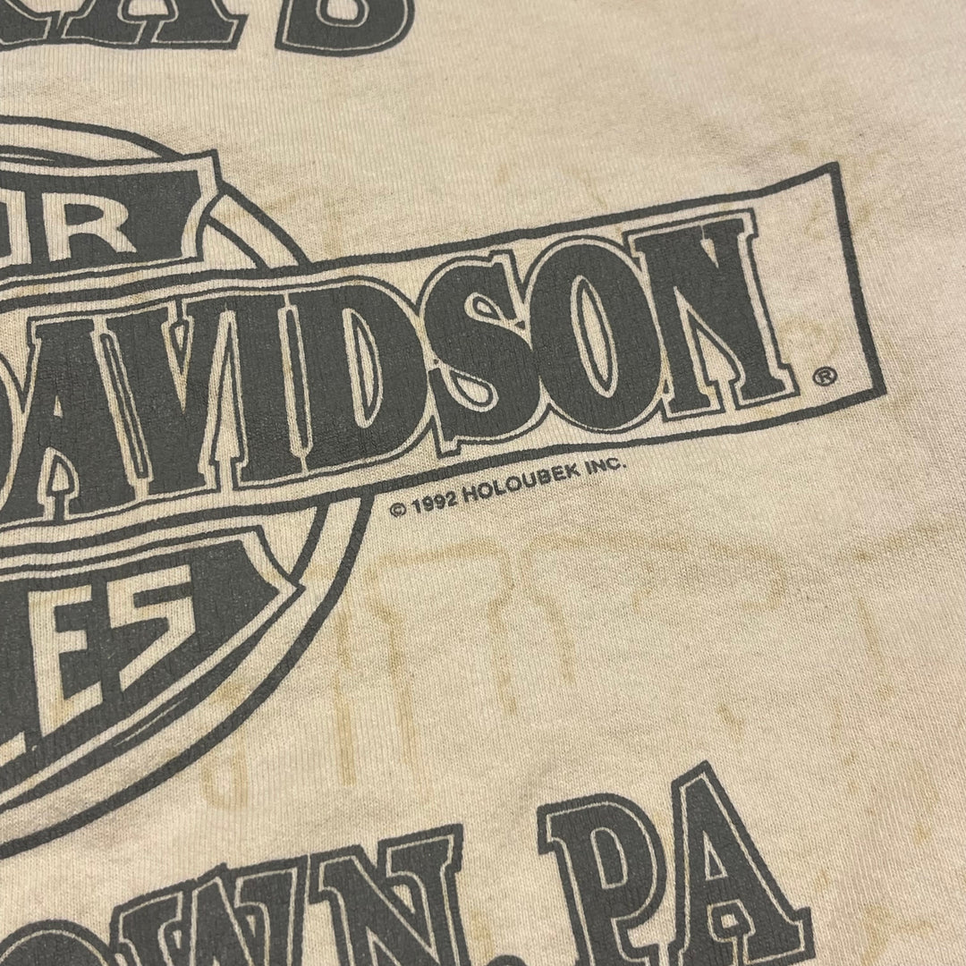 古着 94's USA製 Harley-Davidson/ハーレー ダビッドソン / ZEPKA'S / ペンシルバニア州 ジョンズタウン ストア / ロングTシャツ / サイズXL