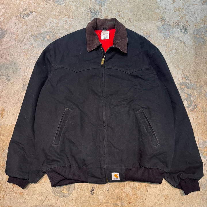 古着 Carhartt/ カーハート/ サンタフェジャケット/ ダック地/ 裏地キルティング/ 襟コーデュロイ/ サイズ3XL相当