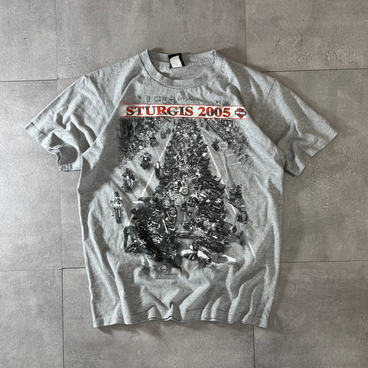 古着 USA製 Harley-Davidson ハーレーダビッドソン プリントTシャツ サイズL