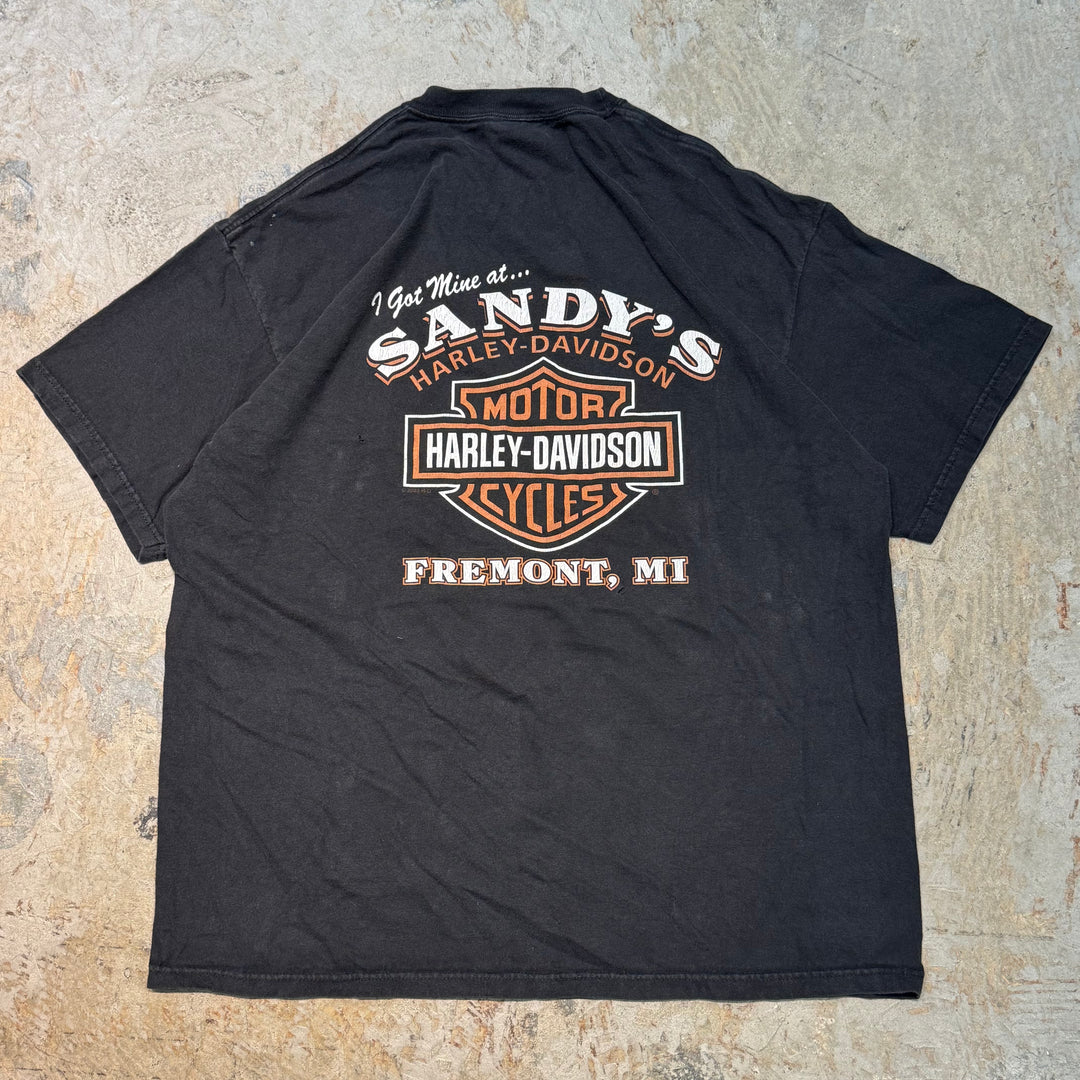 古着 USA製 Harley-Davidson/ハーレーダビッドソン/ プリントTシャツ/ サイズXL
