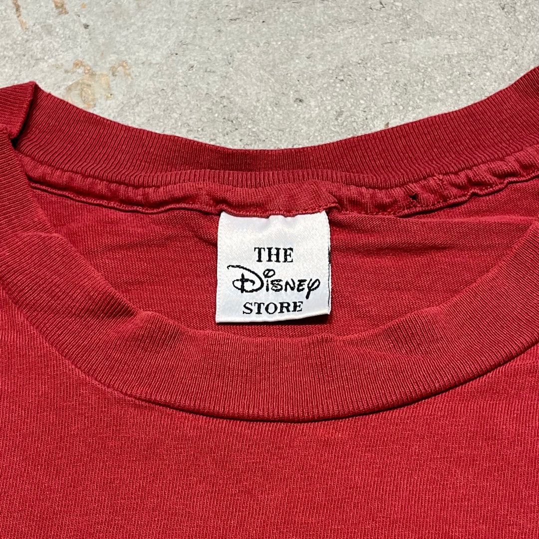 #4285 THE Disney STORE/short sleeve t-shirt Tee/シングルステッチ/半袖Tシャツ/90's/グーフィー/サイズ2XL