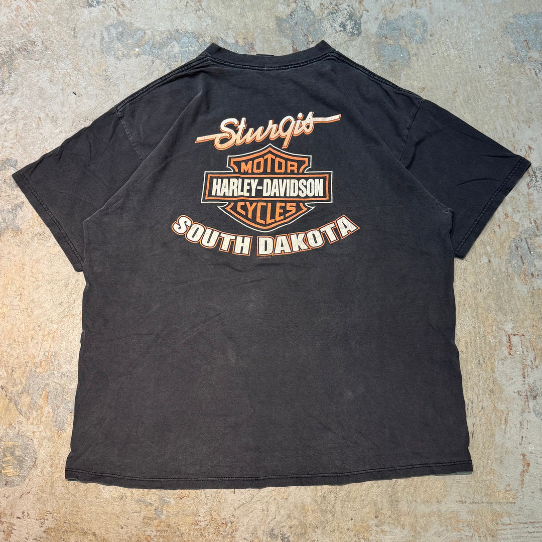 古着 USA製 90's〜 Harley-Davidson/ハーレーダビッドソン/ プリントTシャツ/ サイズ2XL