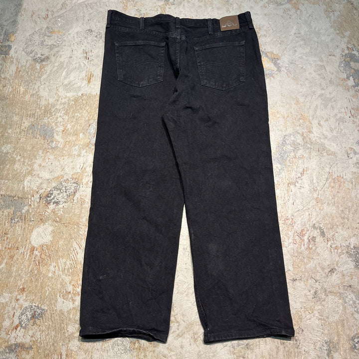 #4192 古着　Lee/リー/Black Denim Pants/ブラックデニムパンツ/RELAKED FIT/サイズ42×30