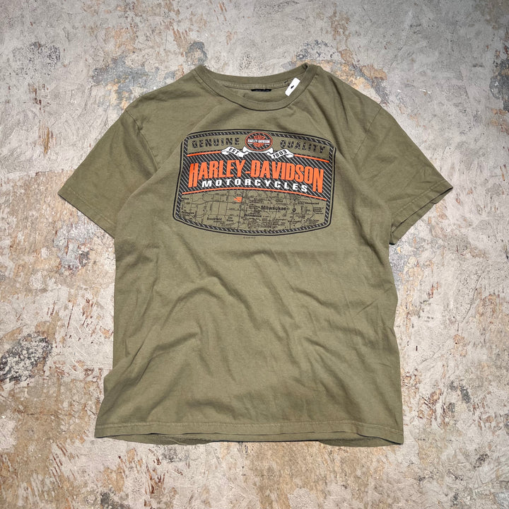 古着 Harley-Davidson/ハーレー ダビッドソン / ミシガン州 トラバース･シティ ストア / プリントTシャツ / サイズxl相当