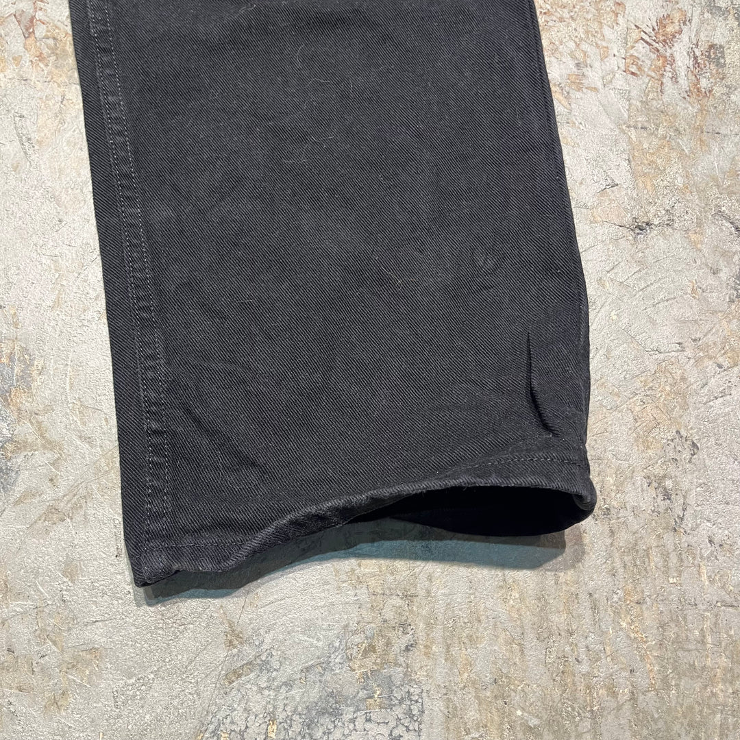 #4192 古着　Lee/リー/Black Denim Pants/ブラックデニムパンツ/RELAKED FIT/サイズ42×30
